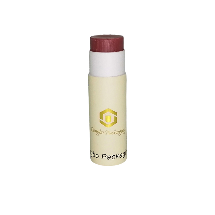 Hot Sale Biodegradable Cylinder Make Your Own Container Lipstick Paper Cardboard Lip Balm Cosmetic Tube