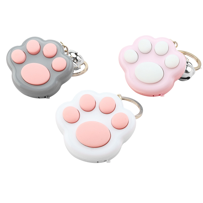 Fashion Cute Cat Claw Keychain Bag Accessories Small Pendant Plastic Key Ring