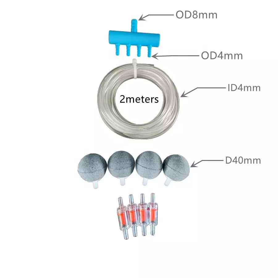 Bubble Stone Aerator for Aquarium Fish Tank Pump Hydroponic Oxygen Plate Mini Air Pump Accessories