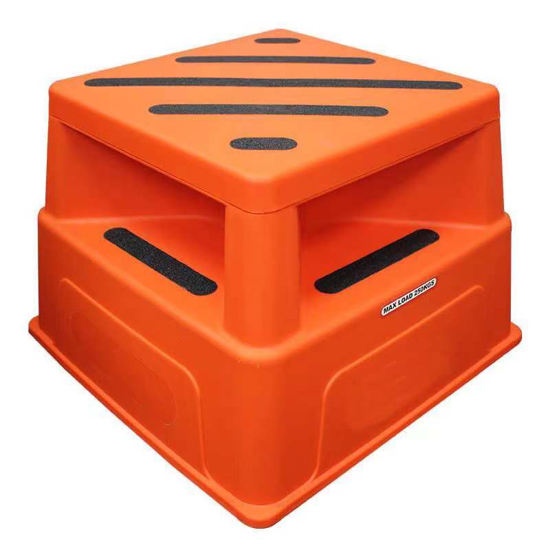 square HDPE plastic Step stand Industrial Step Stool