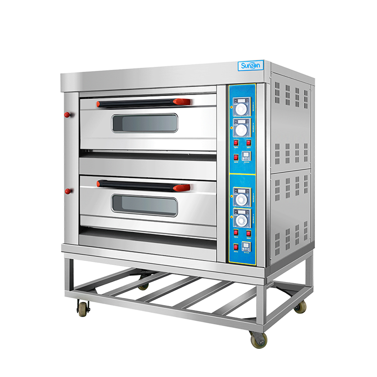 Easy operation gas deck oven bread baking machine manufacture in China