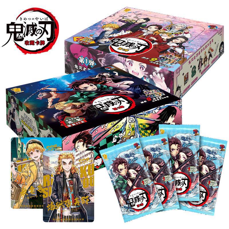 Рассекатель демонов: Kimetsu no Yaiba, торговые карты, Коллекционирование аниме, SR, торговый персонаж, карточная игра, карточка 180 шт./кор. SSR