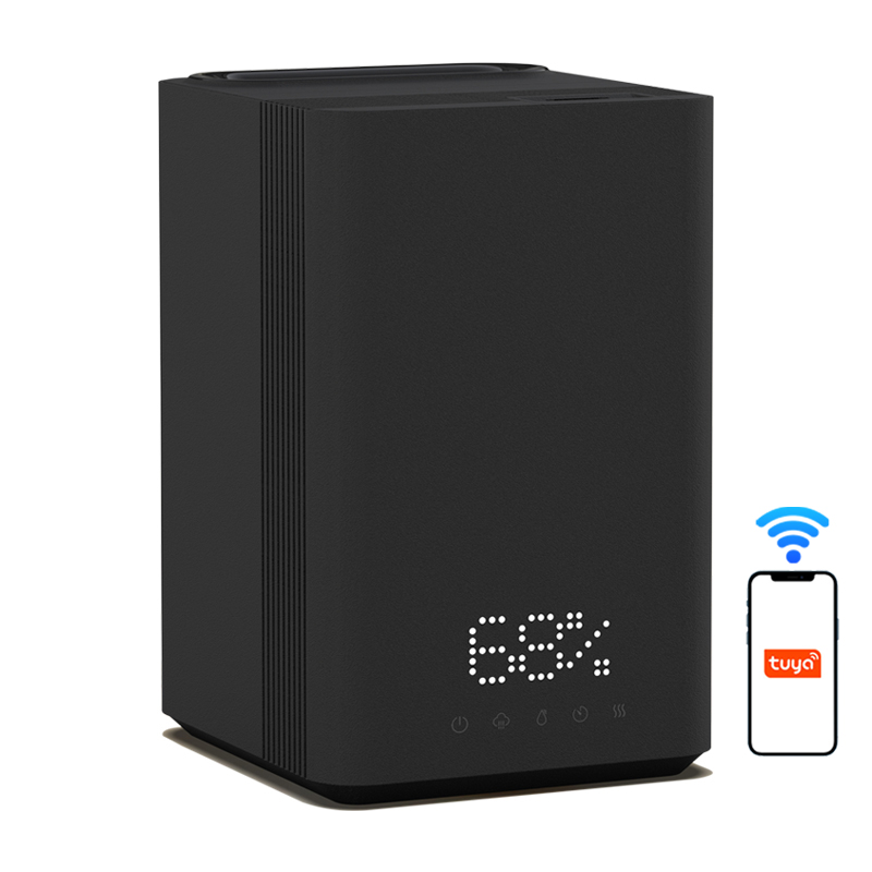 H940X Tuya Wi-Fi бесшумный спальня Электрический заполняется доверху светодиодной подсветкой сенсорный экран теплый туман Smart ультразвуковой увлажнитель воздуха со светодиодной лампы