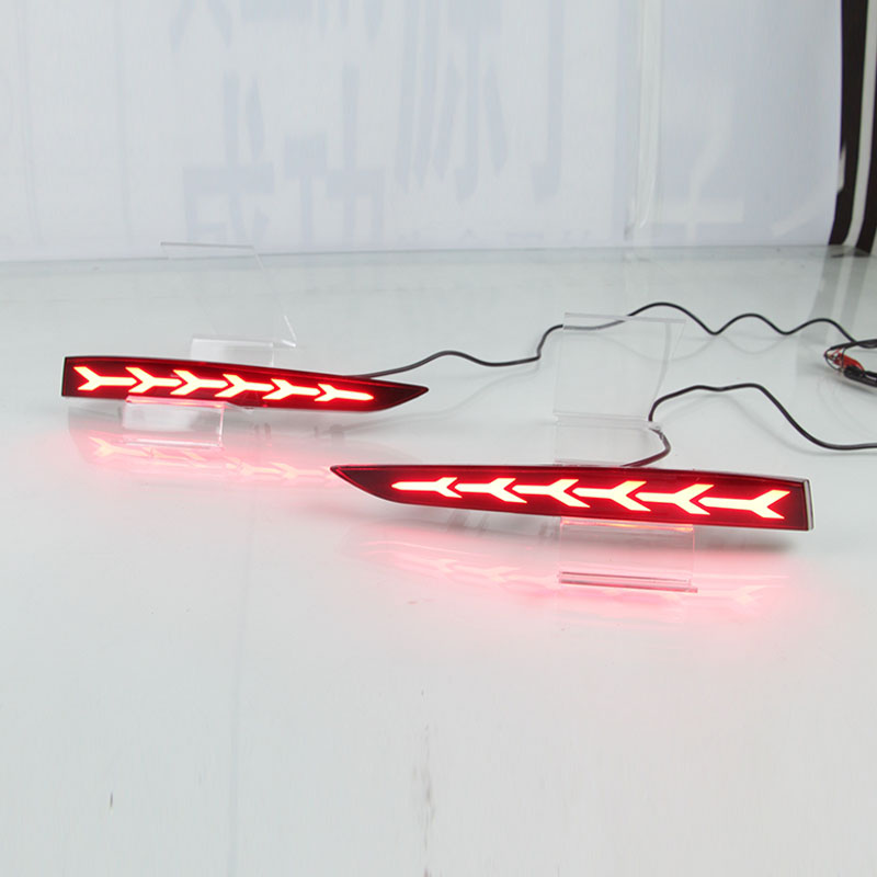 For Hyundai accent 2017 2018 Reflector Verna/Solaris Rear Tail Light LED Rear Bumper Light Auto Brake Light