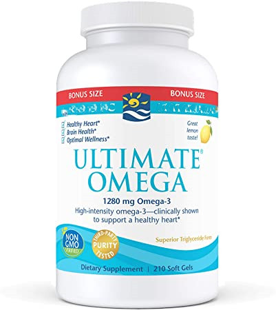 Рыбное масло с высокой мощностью Omega-3 EPA & DHA способствует здоровью мозга и сердца