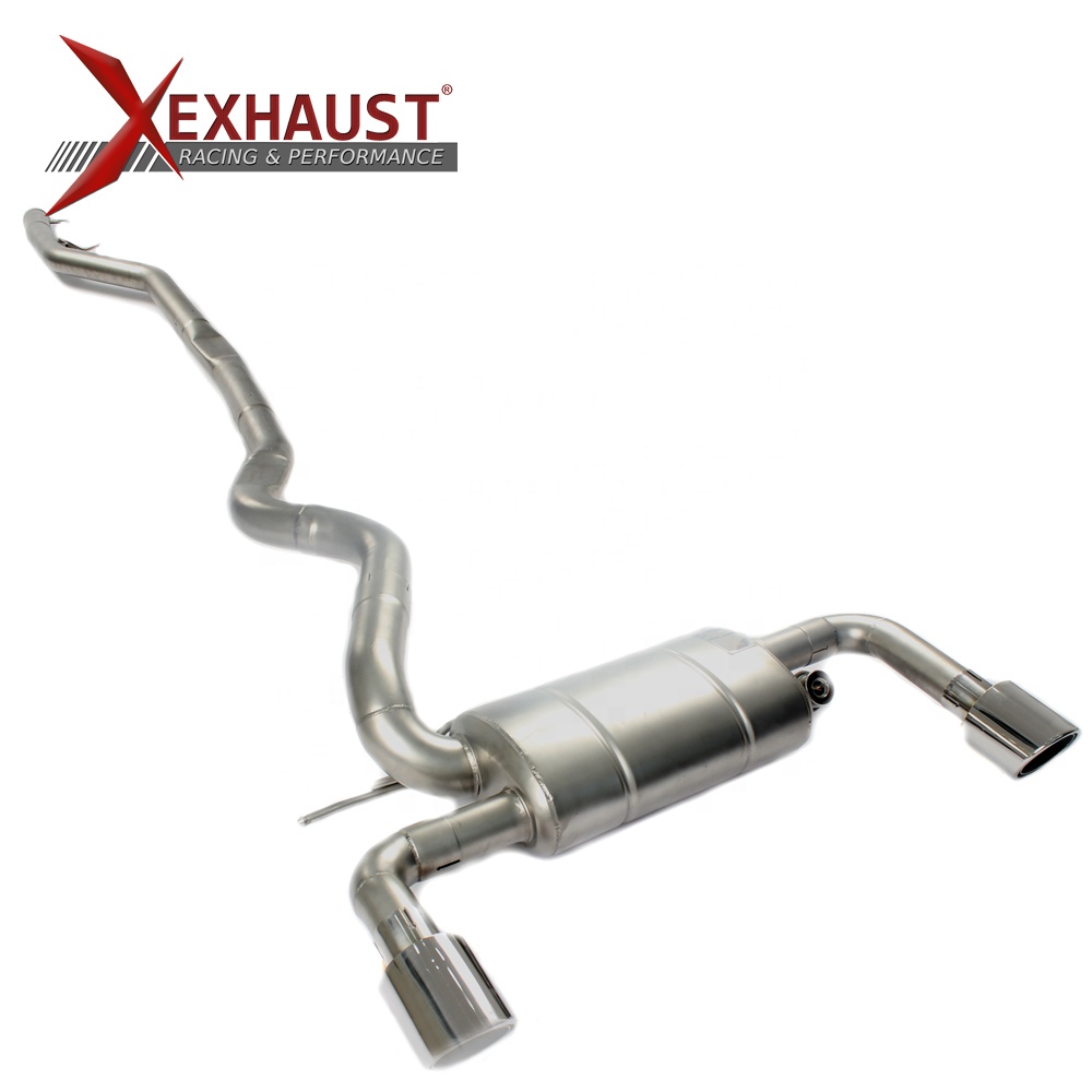 Для BMW 1 серия 116 118 F20 1,6 T 2012 SS304 нержавеющая catback выхлопная система удаленный выхлопной клапан глушитель выхлопной трубы