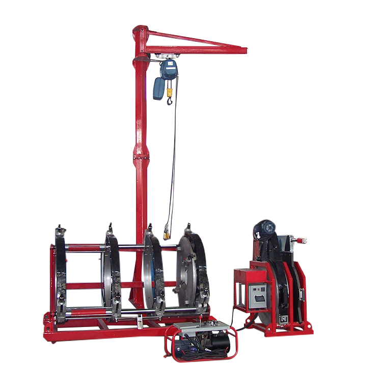 315-630mm HDPE PE Pipe Butt Fusion Hot Plate Welding Machine Welder Hoist