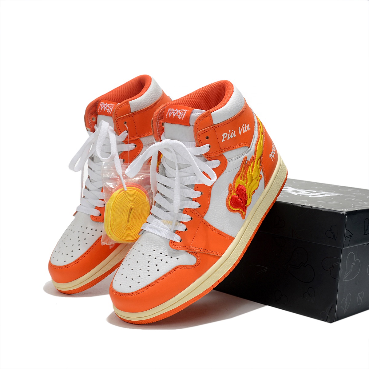 OEM basketball shoes manufacturer customized men's sneakers customized LOGO Custom logo brand AJ 1 Genuine Leather Retro OG