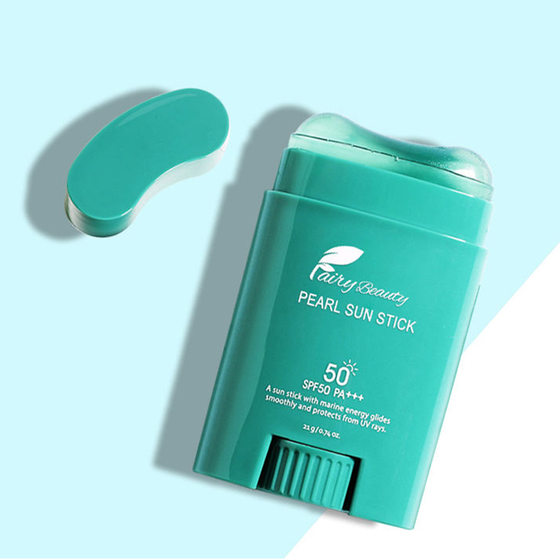 Sun Block Product Convenient Natural Organic Body Face Sunblock Moisturizing SPF 50 Formula Sunscreen Against UV Pearl Sun Stick