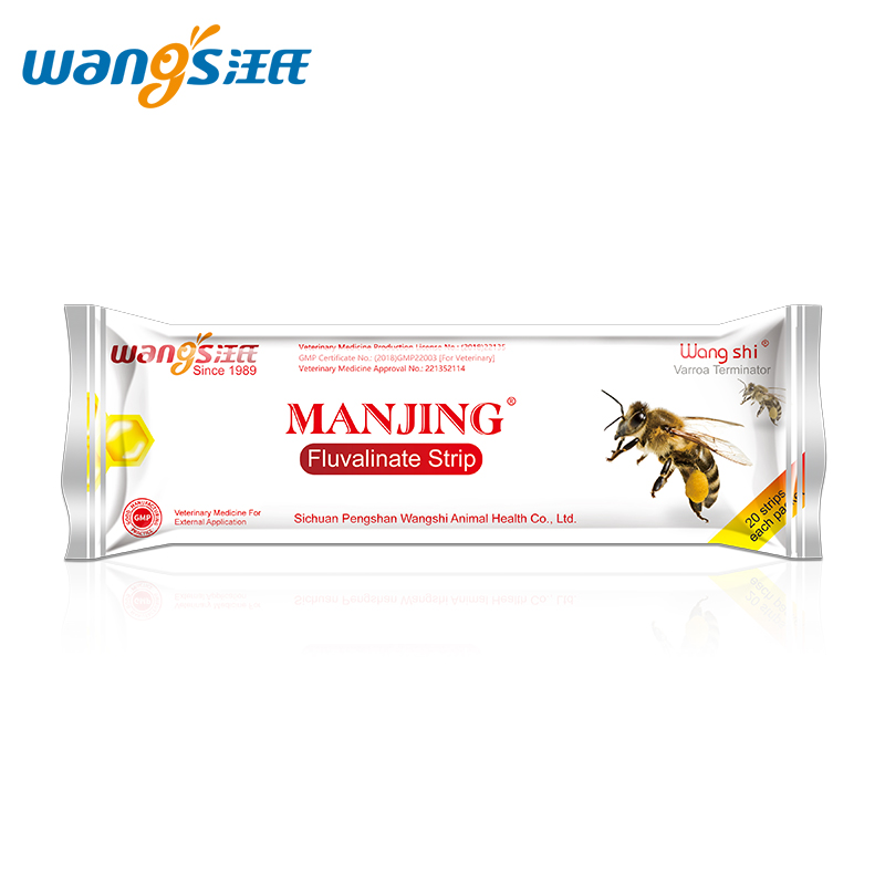 Wangshi-Beekeeping Fluvalinate Strip для Beekeeping, Manjing, Mite Treatment, Beekeeping, Health