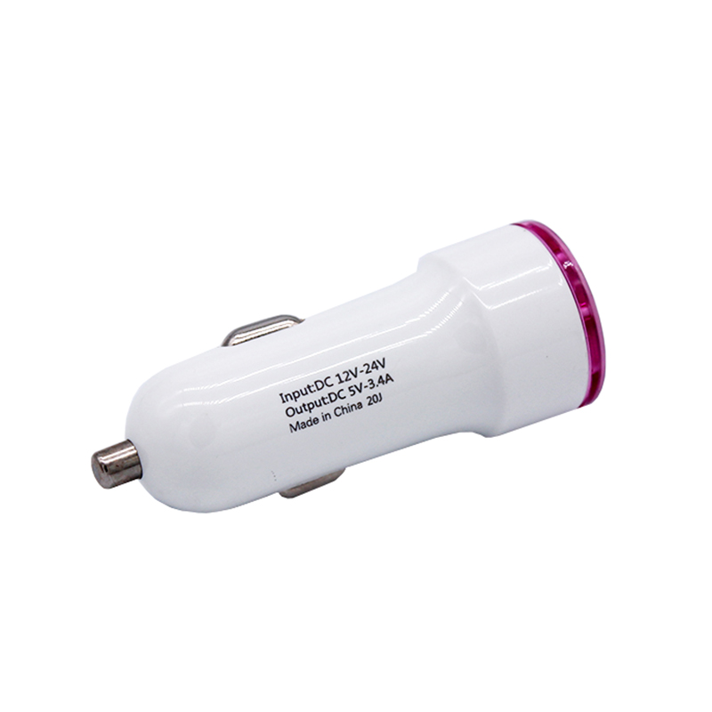 5V 3.4A eletric car charger fast charging dual usb car charger