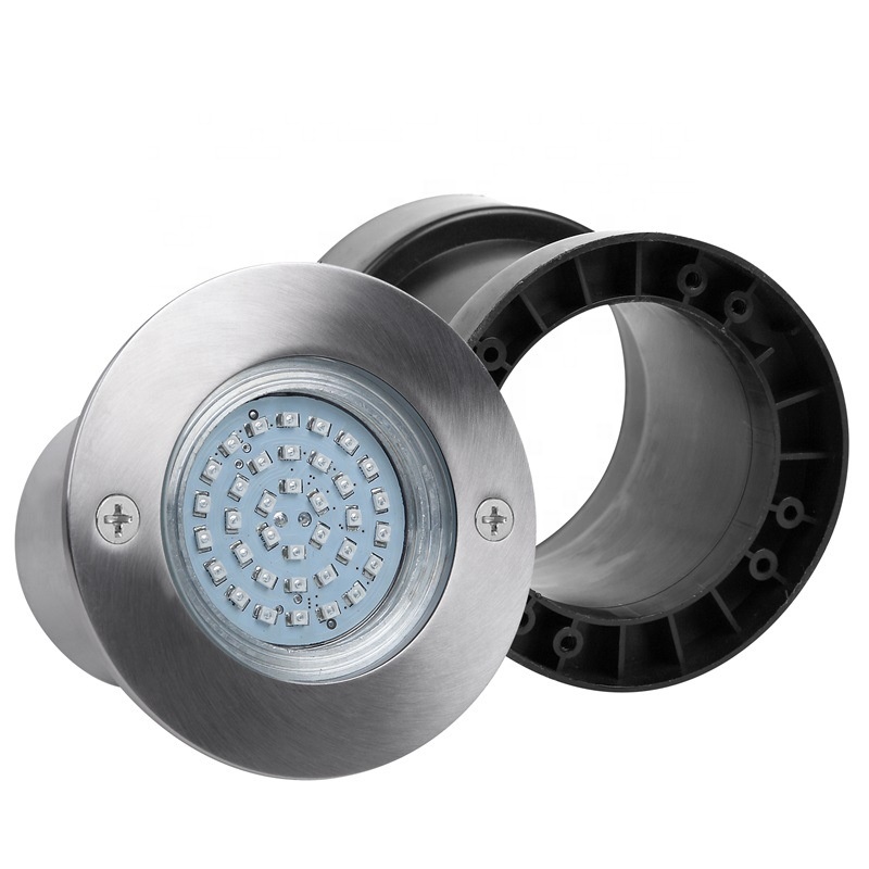 12V PAR56 LED авто изменение цвета погребенного типа из нержавеющей стали водонепроницаемое освещение для бассейна