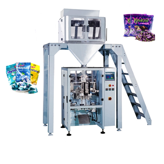 Multi-Function Automatic Granule Packaging Confectionery Rolling Film Vertical Packing Machine