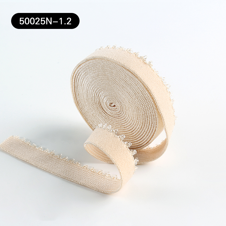 Manufacturer directly sells super soft crown tooth elastic waistband underwear hem toothband lingerie elastic band