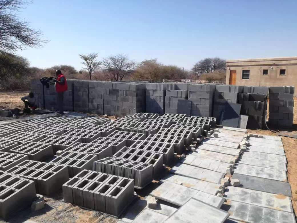 QMY2-40 small mobile concrete block laying machines