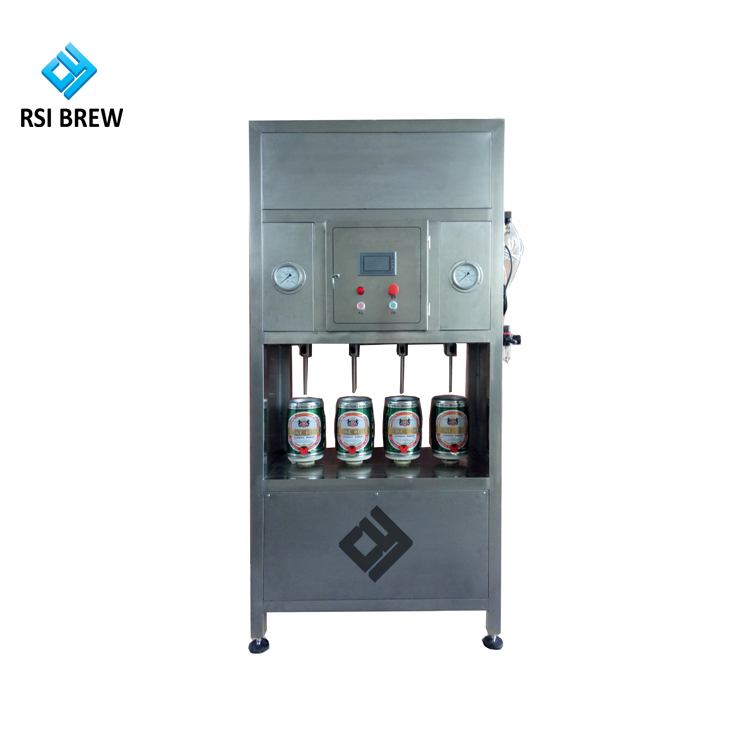 High Quality Automatic high speed Four-head Beer Filling Machine