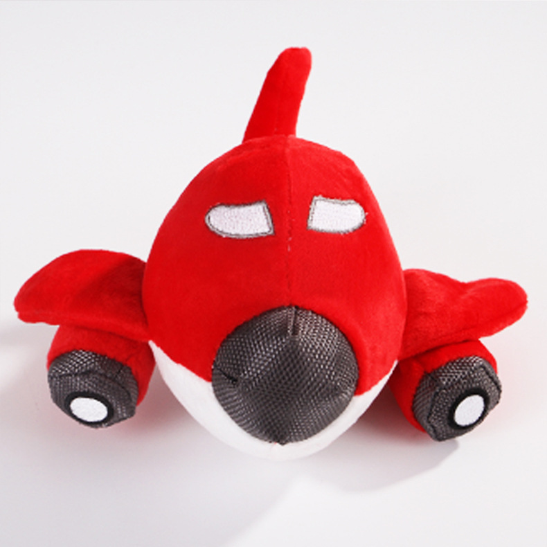 wholesale pet plush sounding toy airplane model new pet training companion toy dog teeth grinding dog plush toy