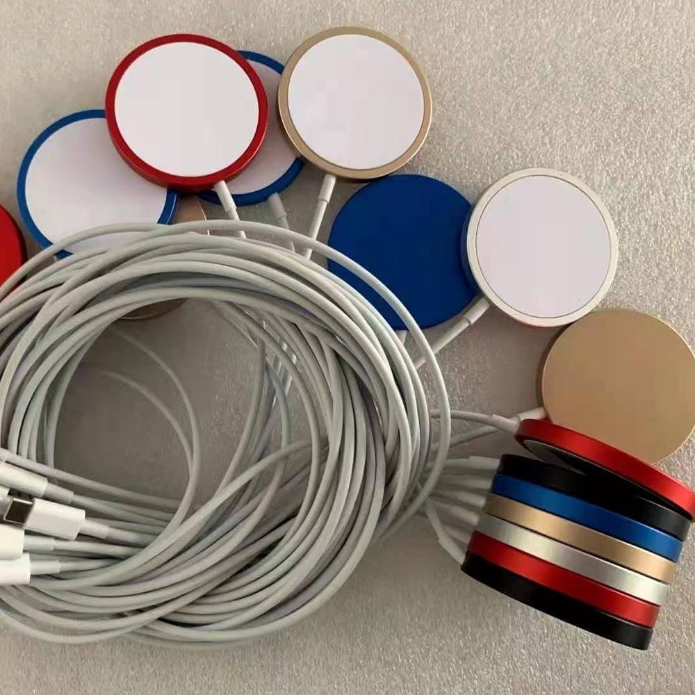 Магнитное Беспроводное зарядное устройство для Magsafe iphone 12 Max Mini Pro, для телефонов Samsung с технологией QI