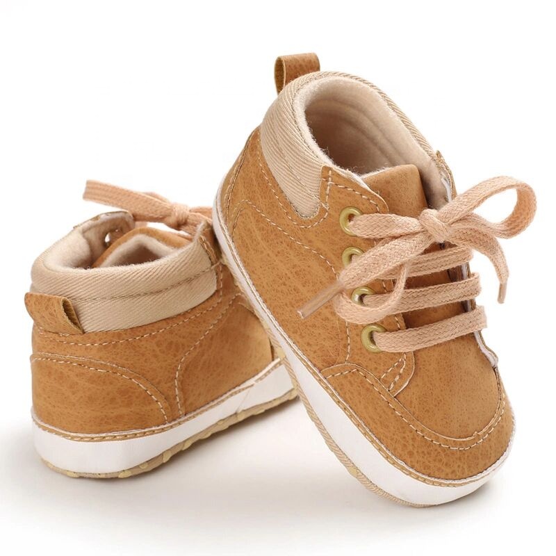 Baby Casual Boot Shoes New Design PU Leather Fashion Light Western Winter Customized Spring Booties