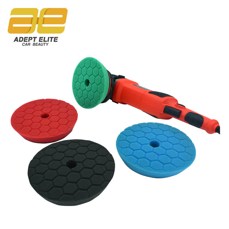 Honeycomb structure bevel edge heavy cutting medium cutting remove swirl scracth da ro polisher car foam buffing pad