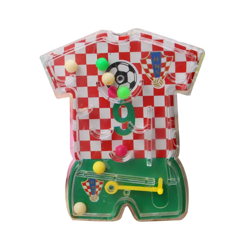 2022 World Football Cup children's puzzle Marble Maze desktop game gift toy track walking ball prize Puzzle maze toy
