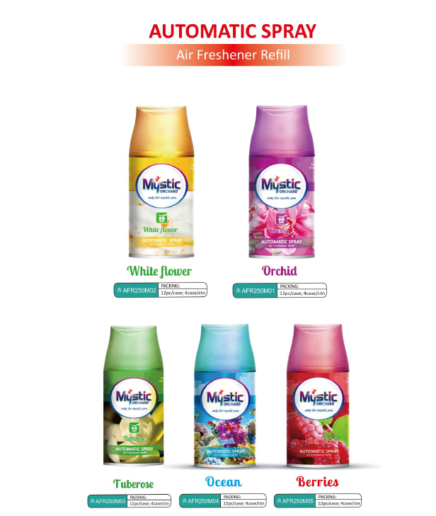 Room air Freshener Spray refill fit for automatic spray