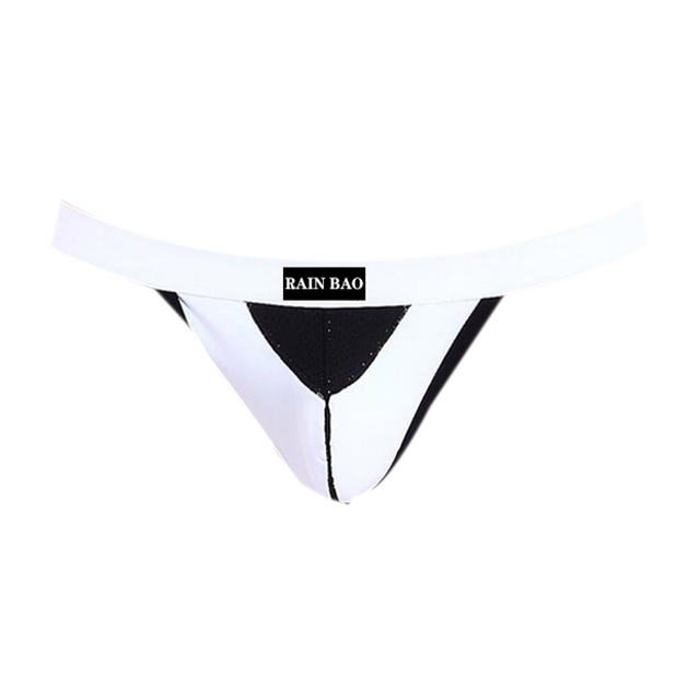 The Newest Style Men Briefs Thon Mixed Color Briefs Crotch Pouch Thong With Custom Elastic Waistband