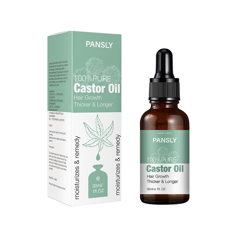 100% Pure Organic Lashes Beard Eyebrowes Face Hair Castor Oil For Hair Growth