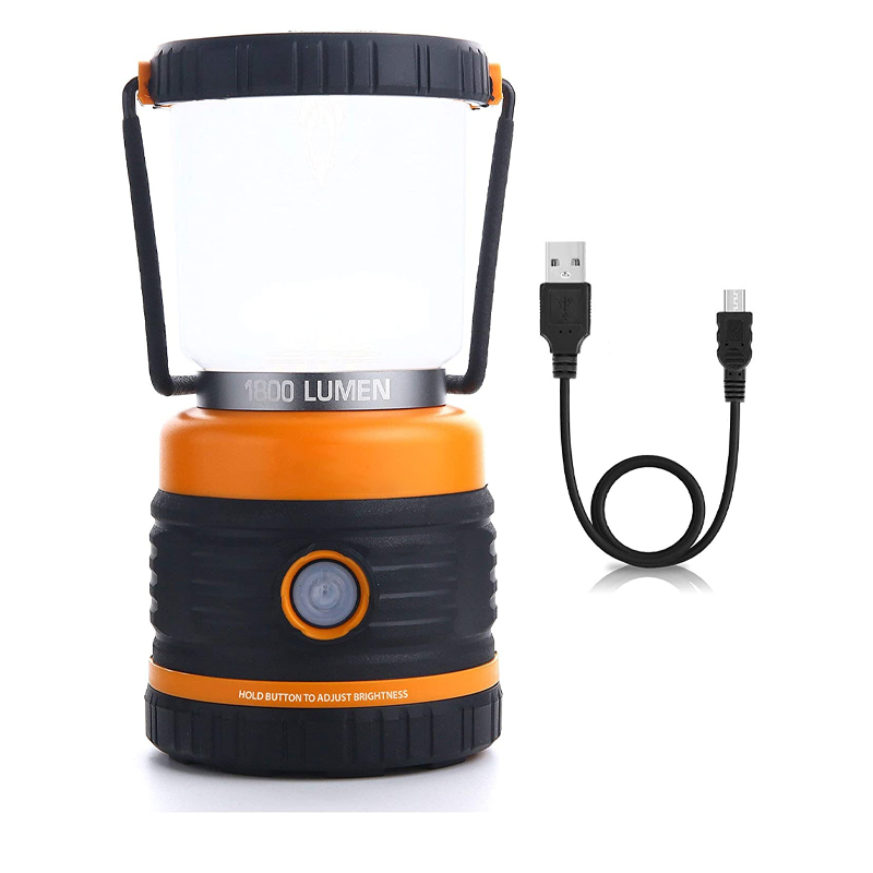 Portable 4 led modes Abs Rubber Material Emergency multifunctional USB Rechargeable 1000 Lumen powerful Led Camping light lamp
