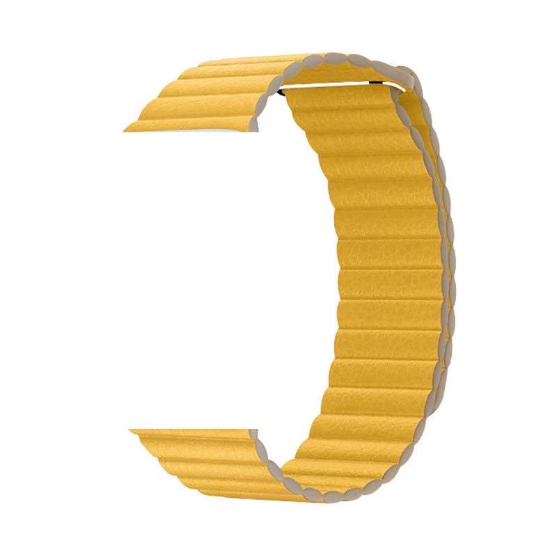 Прочная Магнитная кожаная Петля для Apple Watch 6 Band, ремешок для iWatch Series 6/5/4/3/2/1, кожаные браслеты