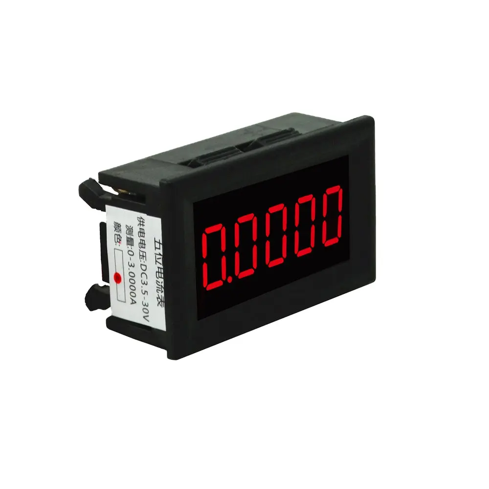 RD 0.36" DC 0-3.0000A Four wires 5 digit Current Panel Digital Ammeter