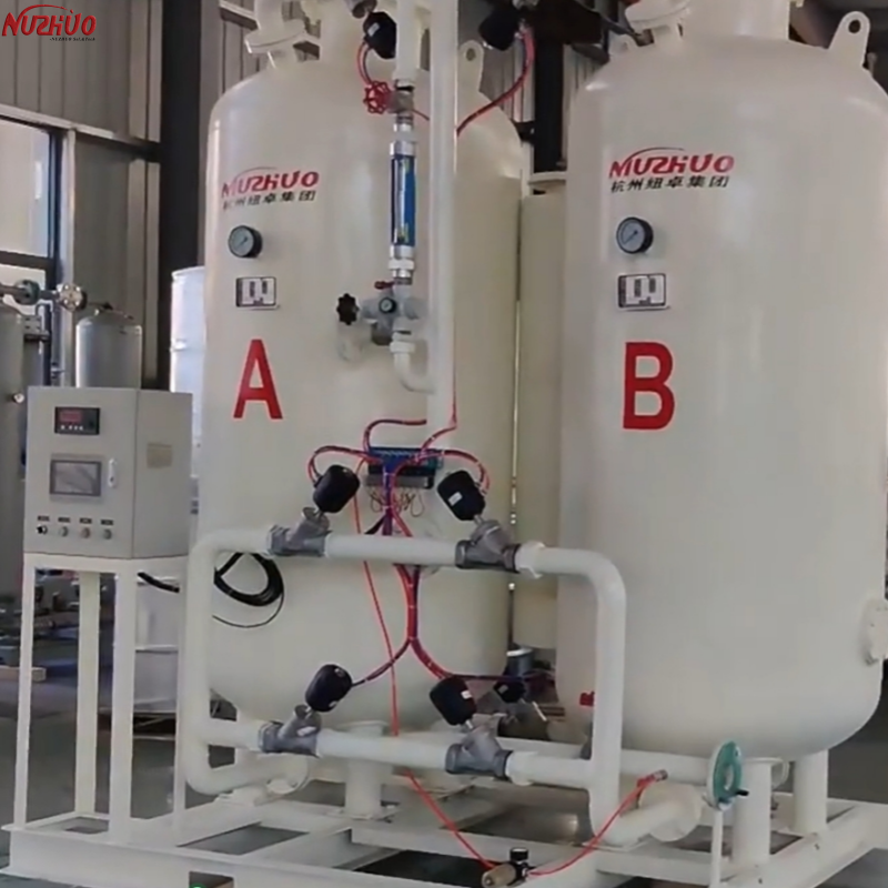 NUZHUO Reliable Oxygen Separation Unit Strong Fish-farm Oxygenerator Outstanding PSA O2 Generator Plant