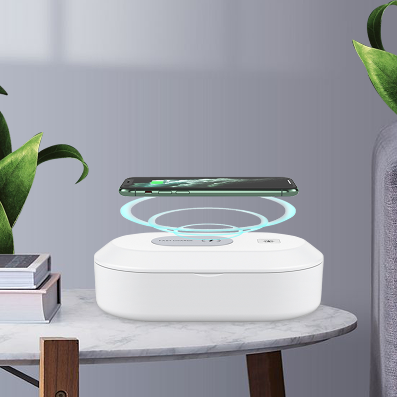 Multi-function UV LED Light Sterilizer with Wireless Charger Cell Phone UV Light Sterilization Box