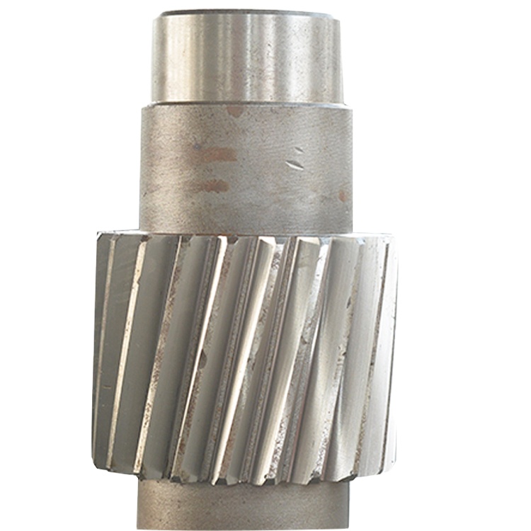 Lathe drilling Stainless Steel Spur Gear Spline Shaft Spline china factory Gear Shaft
