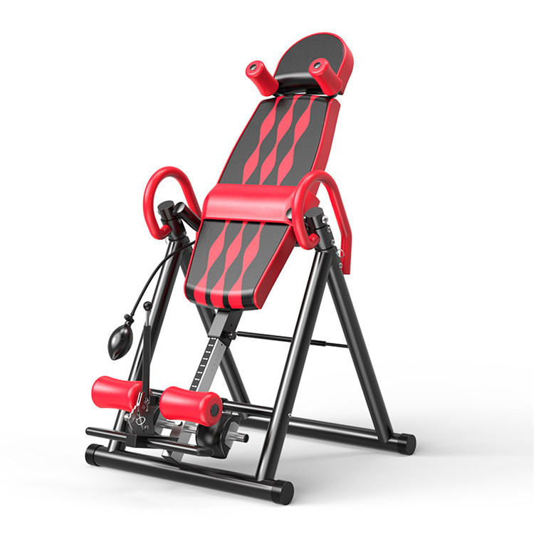 Back & Head & Waist Cushion Multifunctional Folding Handstand Machine Inversion Table Therapy Handstand Machine