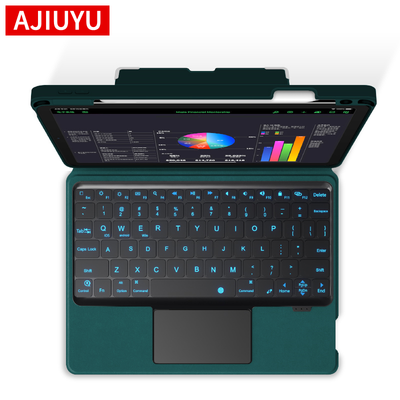 Волшебная клавиатура AJIUYU для iPad Air3 10,5 дюйма 3th 2019 для iPad Pro 11 10,5 Клавиатура чехол сенсорная подсветка планшет умный чехол