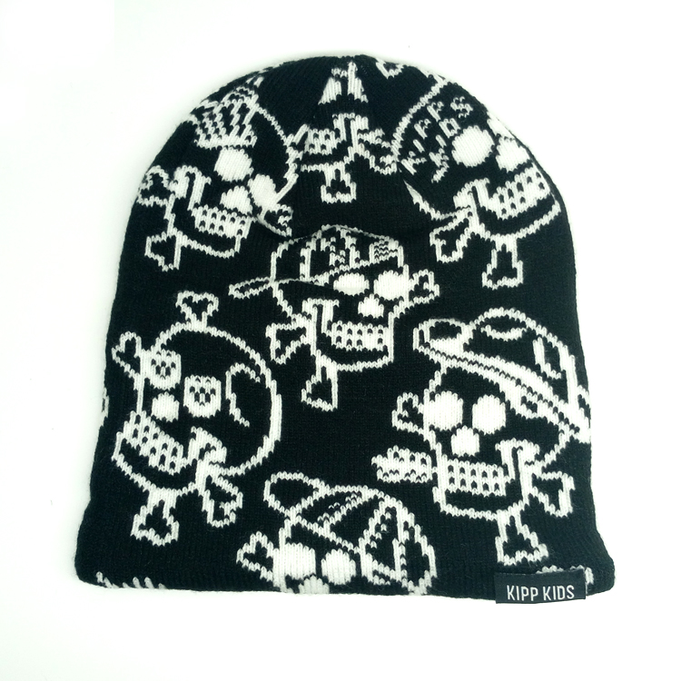 Мужские заказанные бескозырки, жаккардовая ткань с логотипом Skull, Beanie шапки по Вашему заказу оптовой цены обычный ярлык, вязаная шапка бини с наушниками