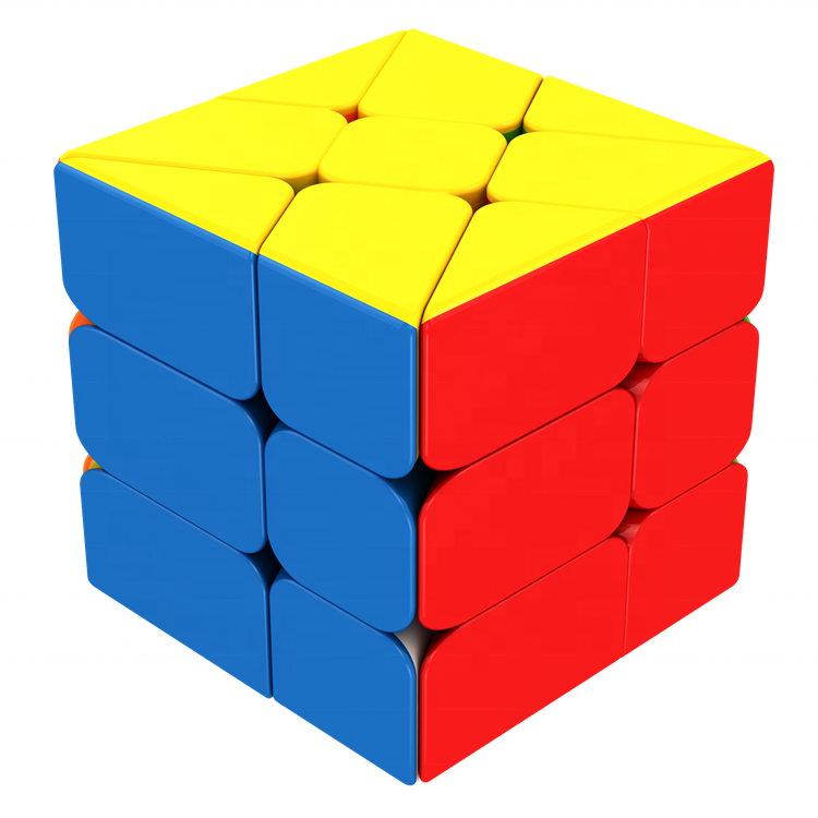 Yongjun пользовательские образовательные головоломки игры пластик 3x3 волшебный куб головоломки