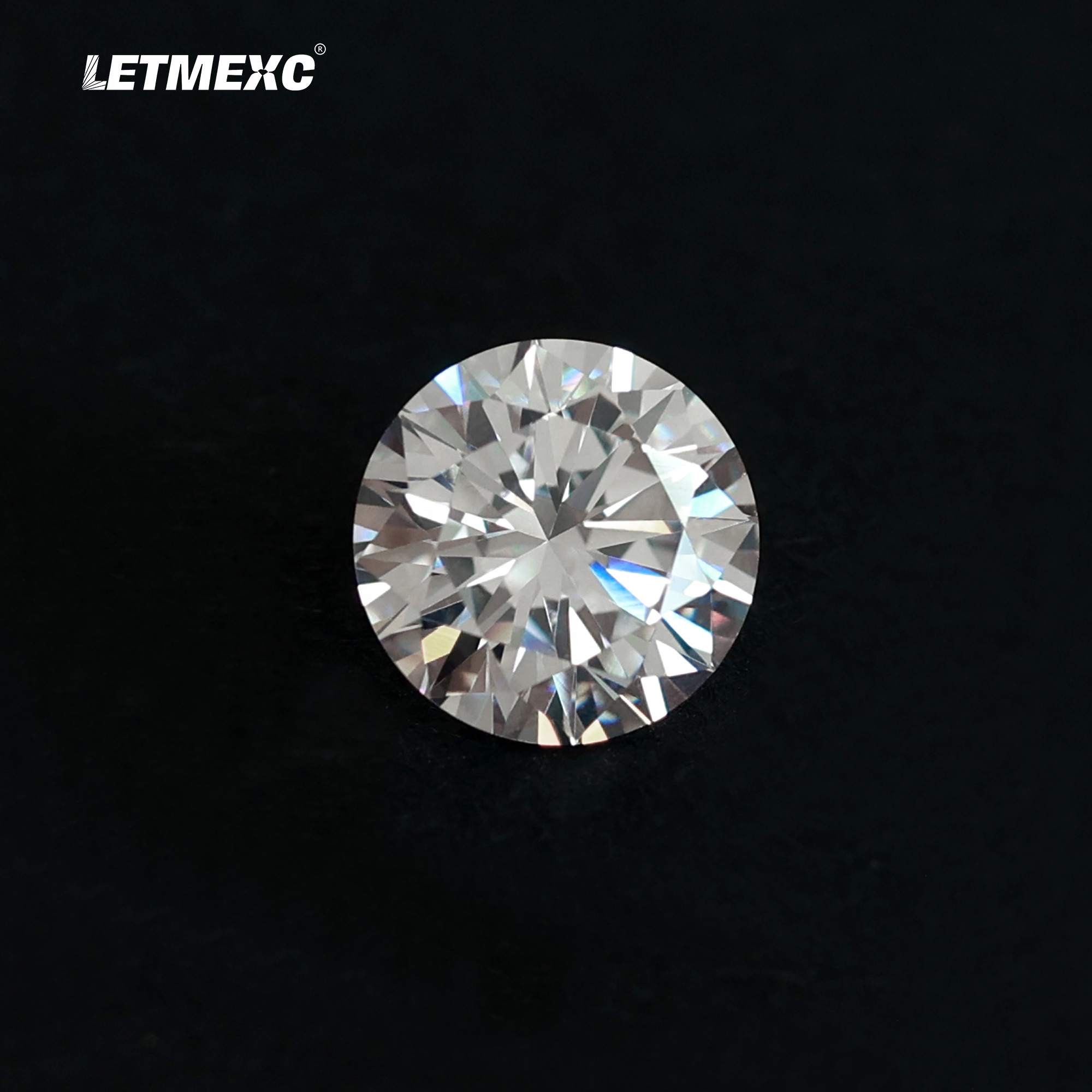 LETMEXC 1000 шт., маленький размер, Прозрачная Круглая машинная резка, белый кубический цирконий, камень, свободный CZ, ювелирные изделия, сырье, Промышленные поставки