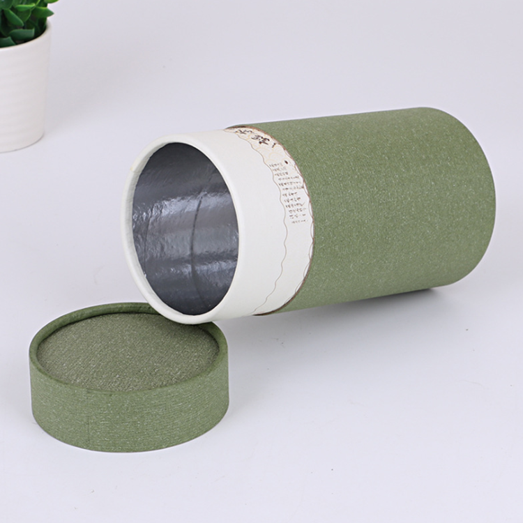 China Manufacturer Custom Printing Cylinder Tea Paper Tube Packaging