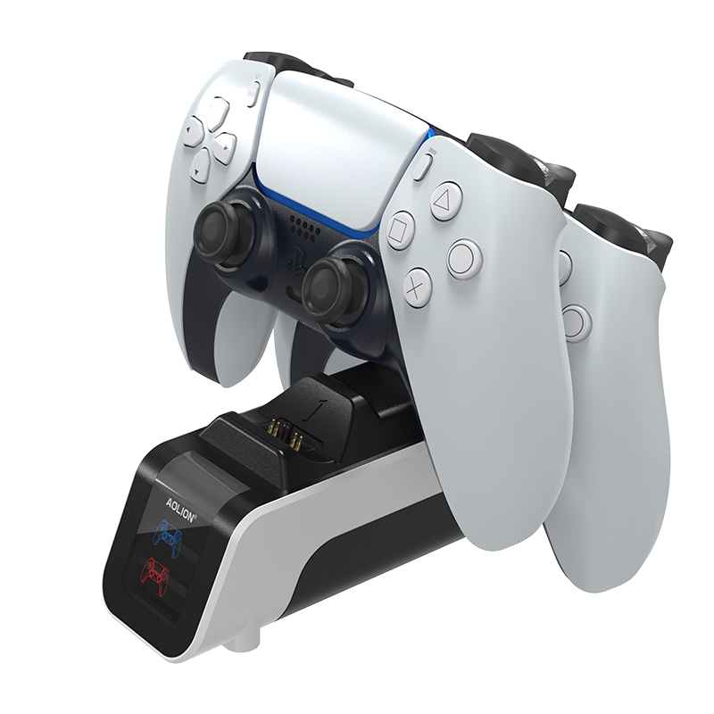 Ps5 Charging Accessories Dual Ps5 Controller Charger Dock Stand Station For Sony Playstation 5 Controller
