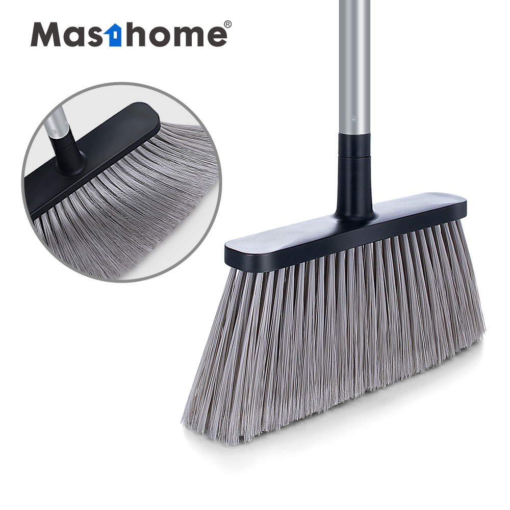 Masthome New Design The High-quality Plastic-sprayed Straight Broom Has A Ring Design For Easy Cleaning And Storage