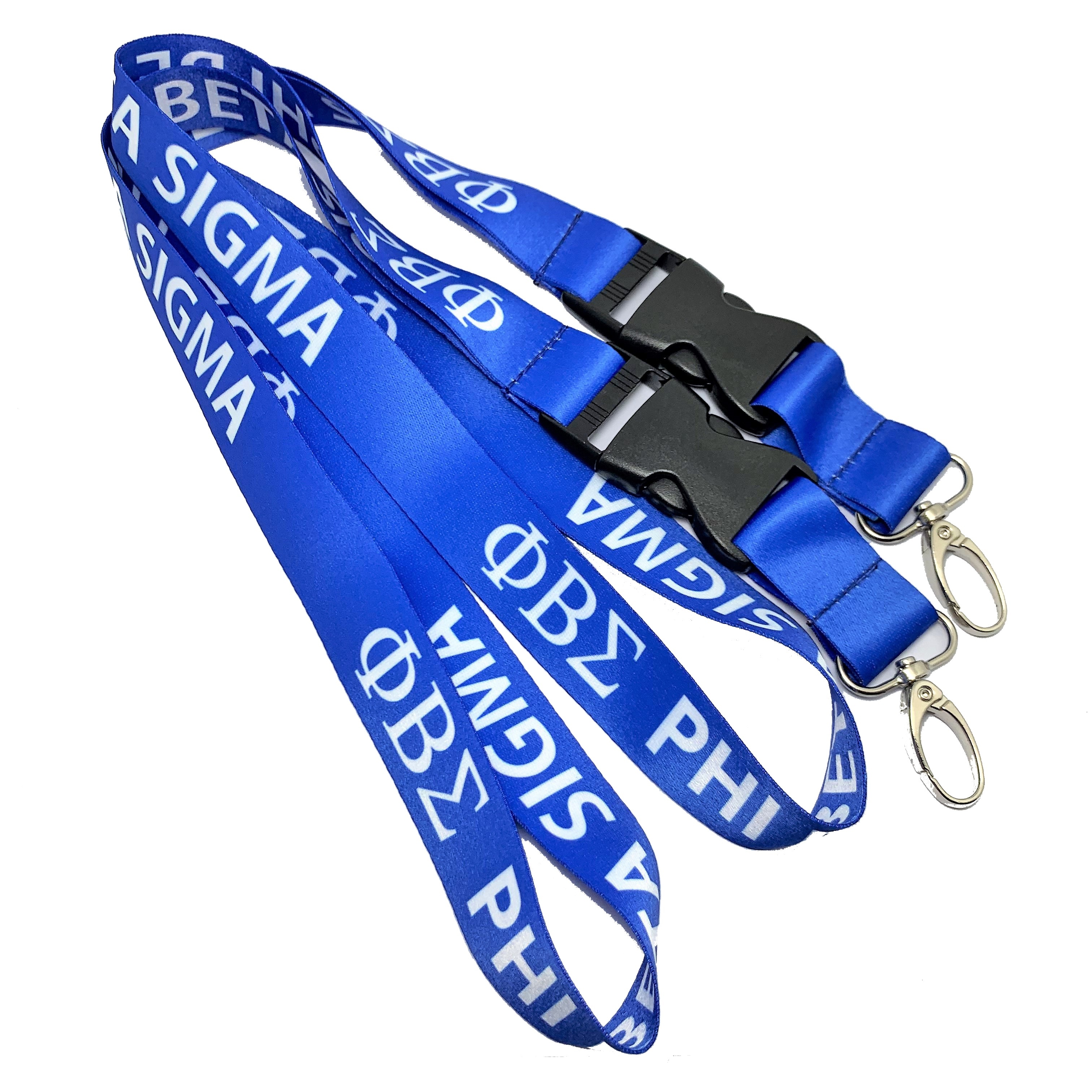 Готов к кораблю греческие буквы Lanyard PHI BETA SIGMA Lanyard ID Card Holder