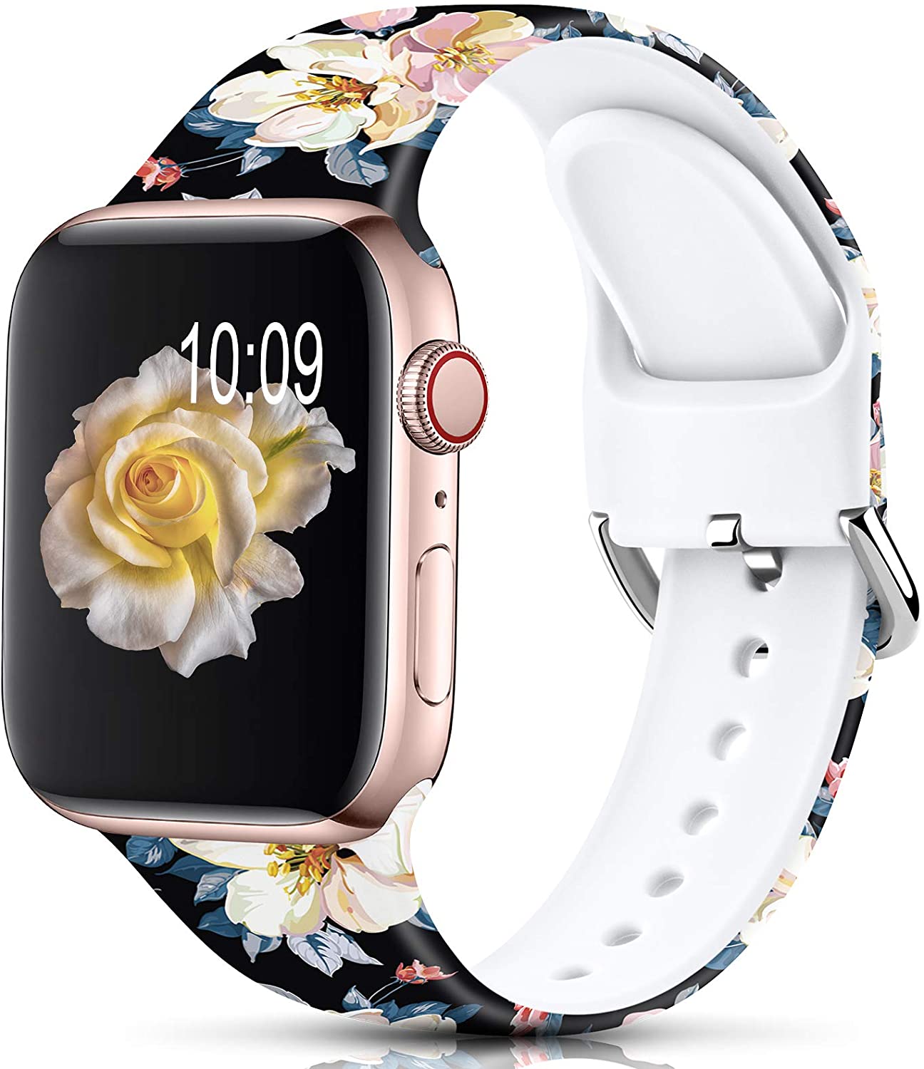 Bands 2021 Amazon Hot Sell Customizable Silicone Bands Straps 38/40 42/44MM Bands