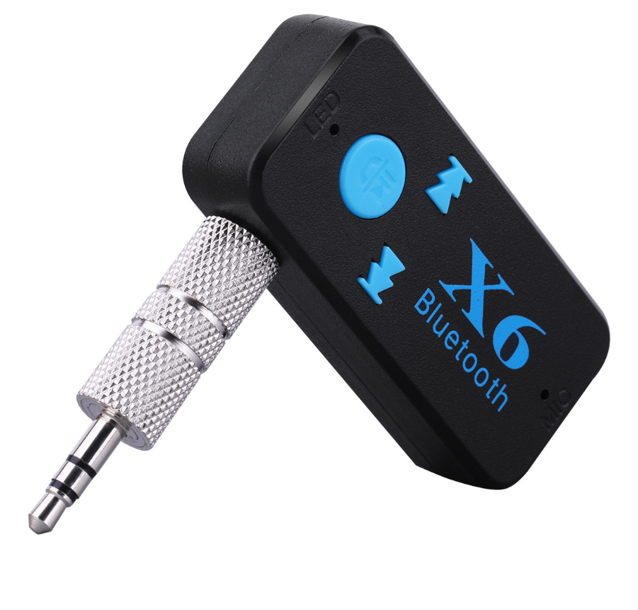Универсальный Bluetooth-приемник X6 V4.1 с поддержкой TF-карты, музыкальный проигрыватель для звонков и громкой связи, автомобильный музыкальный mp3-проигрыватель с входом/выходом AUX