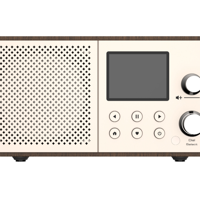 Wifi Интернет-радио 2,4 дюймов TFT цветной дисплей с FM и BT динамиком/USB воспроизведение музыки