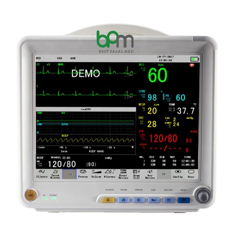BPM-M1214 Portable VET Medical Multiparameter Digital Vital Signs Monitor for Veterinary Animal Hospital