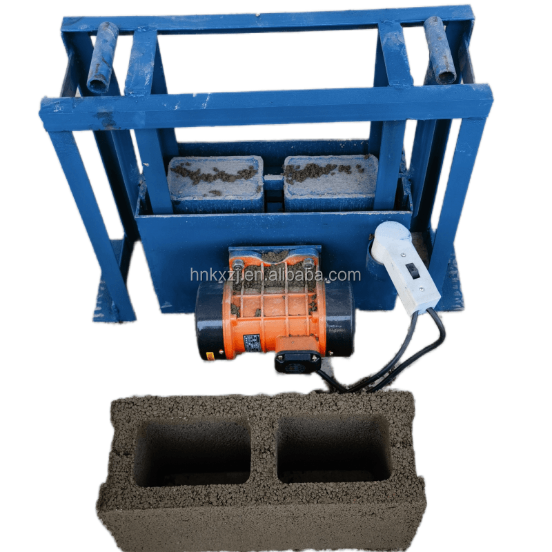 Small investment and big return of manpower manual brick making machinery mini engineering machinery