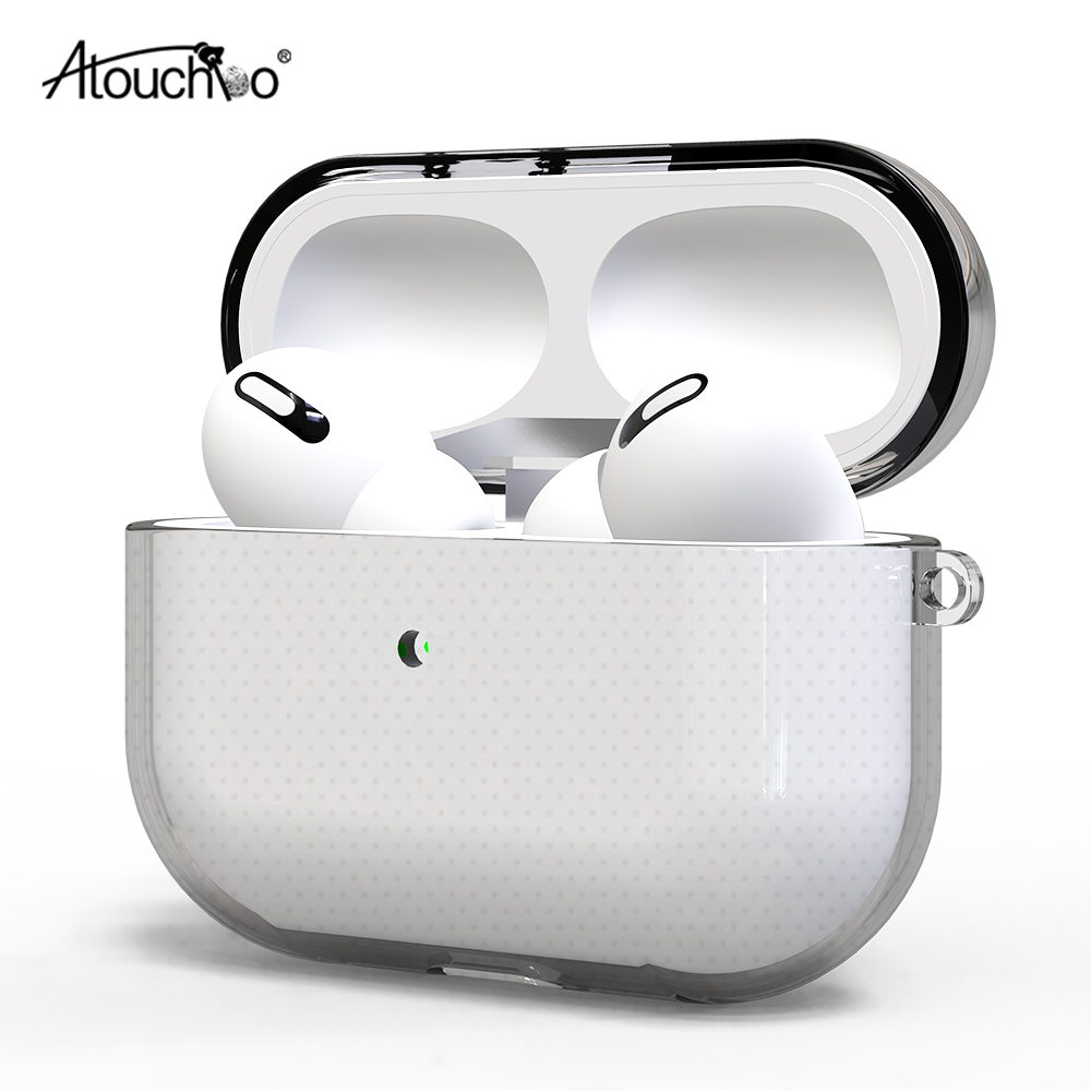 Простой Прозрачный чехол Atouchbo 2020 для Airpods Pro