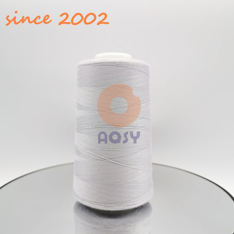 100 cone polyester sewing thread spun polyester sewing thread jeans sewing thread